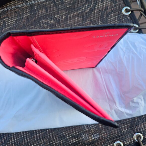 CHANEL Cambon Line CC Black Calfskin Leather Quilted Long Wallet - Picture 11 of 12